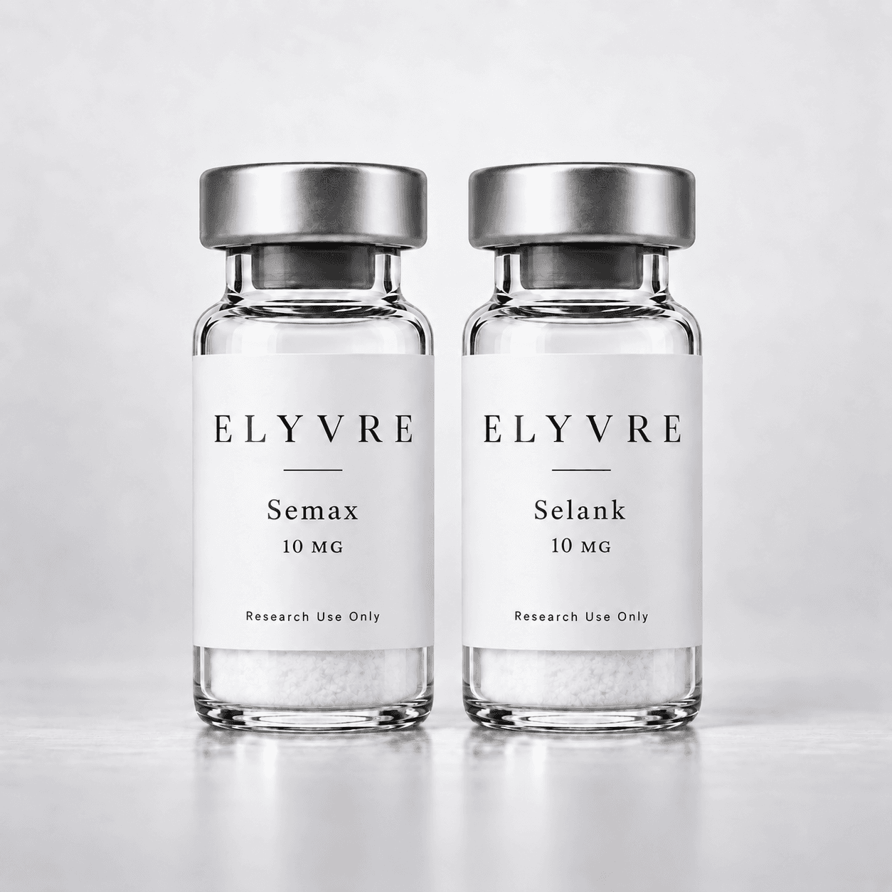 Elyvre Vials Semax 10 mg und Selank 10 mg, Research Use Only